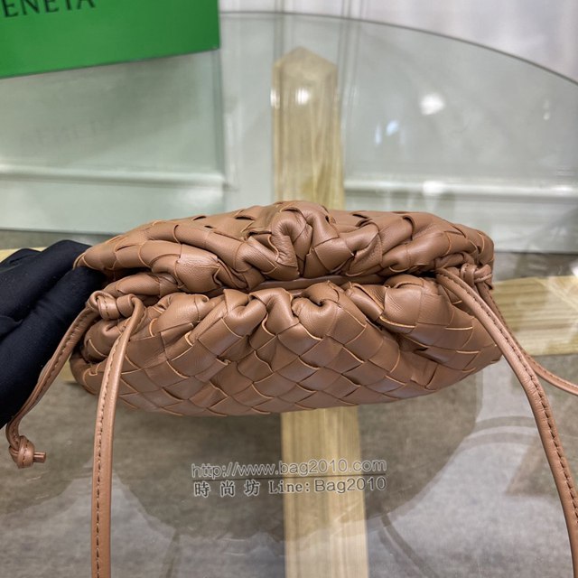 Bottega veneta高端女包 98061 寶緹嘉升級版小號編織雲朵包 BV經典款純手工編織羔羊皮女包  gxz1183